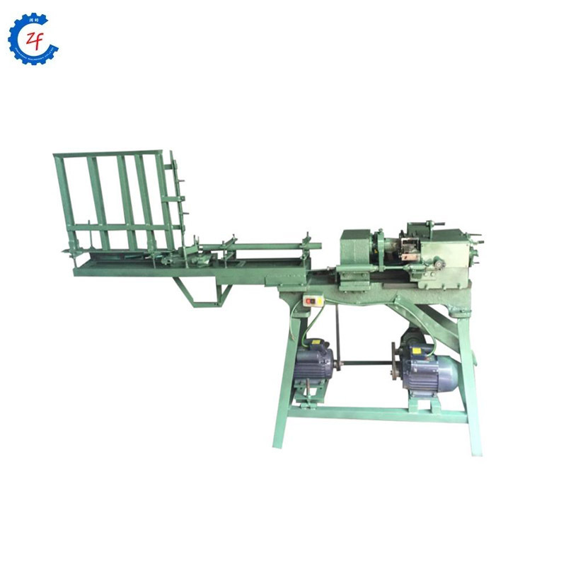 Semi-automa wood bead maker machinery wooden bead door screen chandelier garland making machine