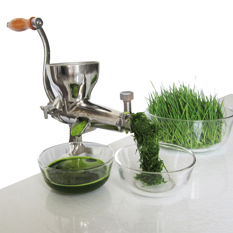 Hot Selling Wheat Grass Juicer Machine Wheatgrass Fruit Slow Juicer Manual Screw Juicer