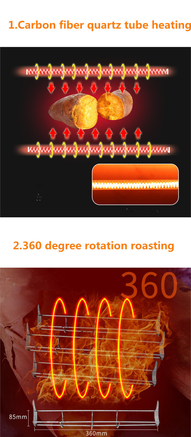 Sweet Potato Machine Commercial Street Electric Stove Corn Sweet Potato Oven