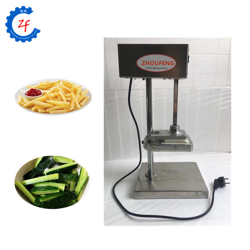 Vertical french fries cutting machine electric apple cutter machine potato cucumber taro cutters with 3 blades