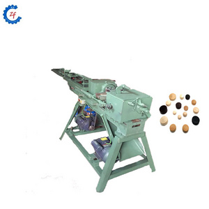 Semi-automa wood bead maker machinery wooden bead door screen chandelier garland making machine