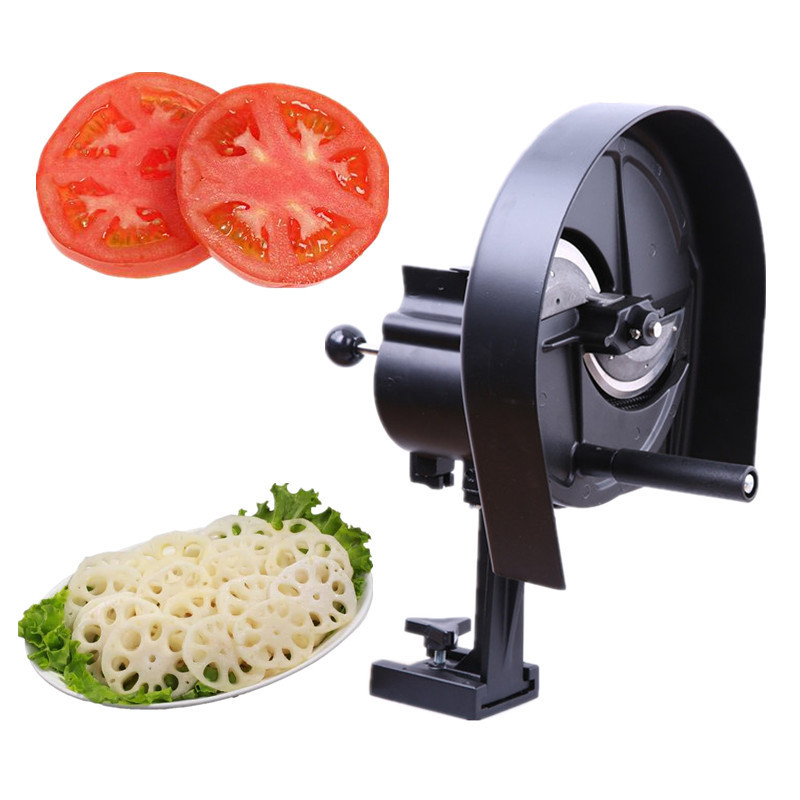 Slicing machine for banana lemon tomato potato chips