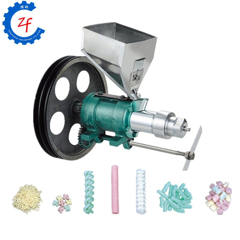 Small puffed maize snacks food extruder machines/rice bulking puffing machine corn puff extruder