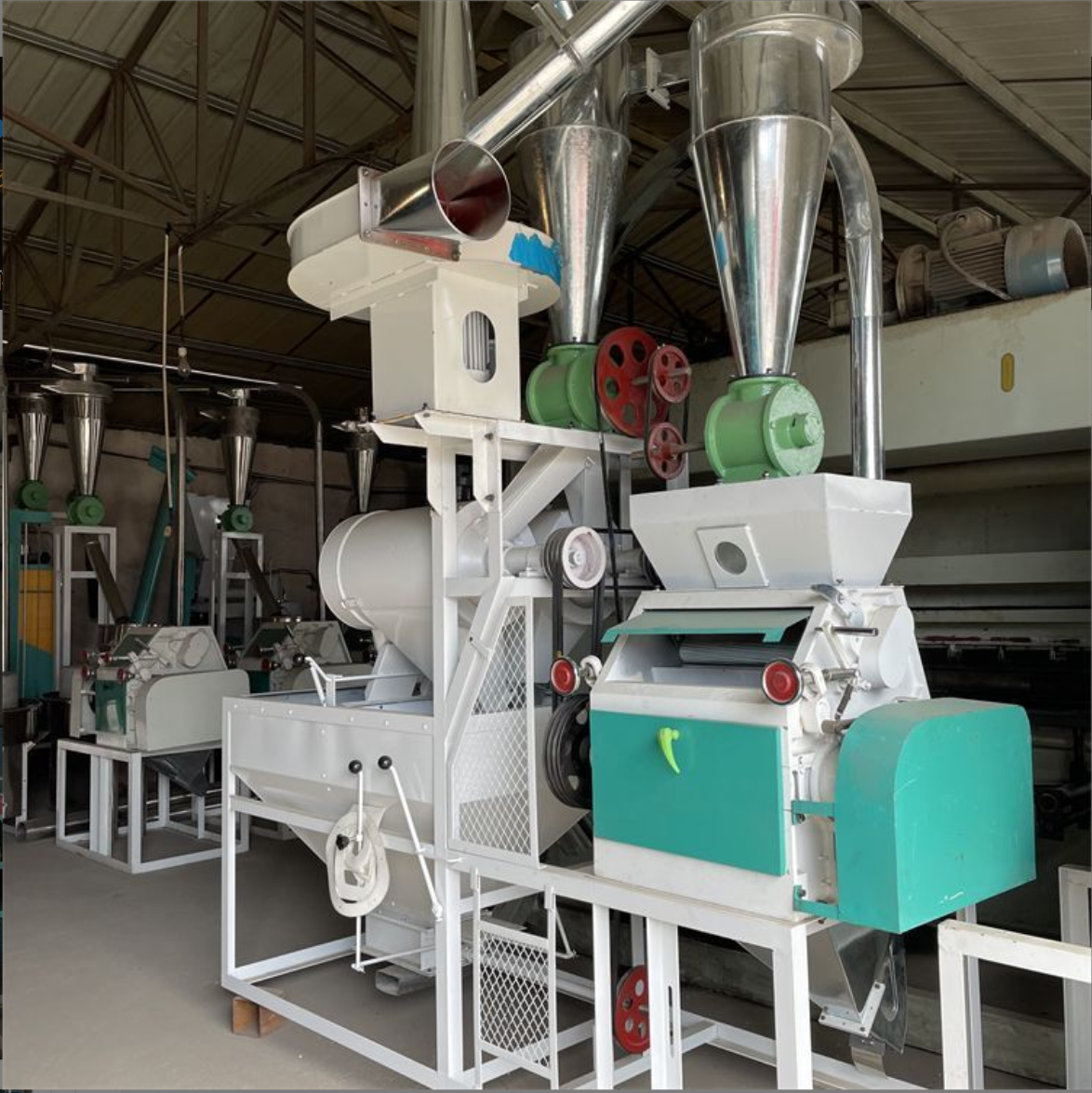 Industry Good Quality Ghana Grain Cassava Maize Wheat Corn Flour Mill