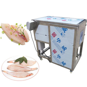 Catfish bone removeal machine fish fillet cutting splitting machine