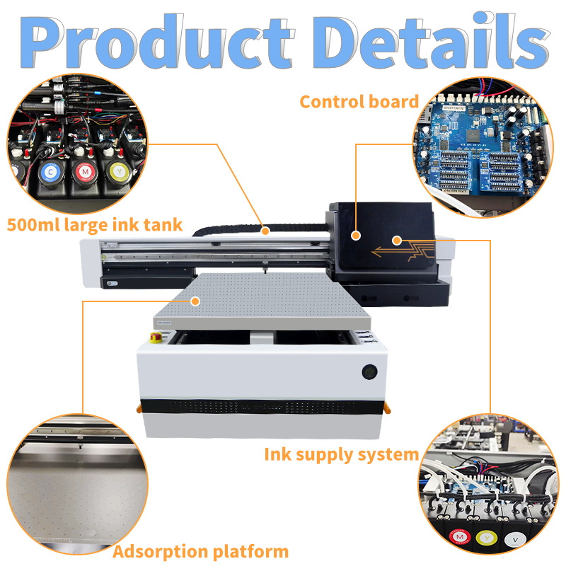 6090 UV Pinters With CCD Visual Auto Positioning Auto Focus UV Pinters 6090 Visual Positioning Printing Machine