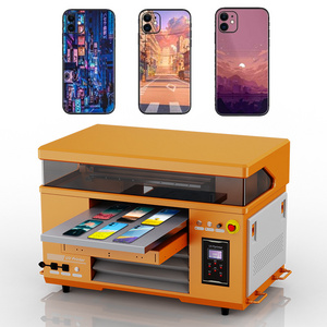 UV printer Multi-functional small flatbed phone phone case gift box golf ball water bottle cup metal door logo printing machine