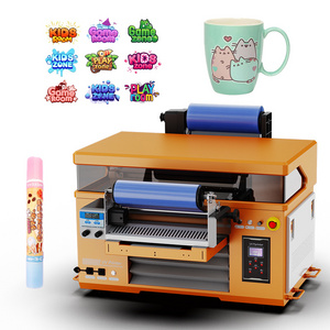 UV printer Flat plate small DTF transfer sticker coil crystal label mobile phone case cover glass cup digital printing machine