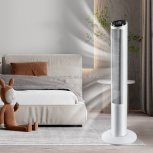 K-AIR New Model 40 Inch Tower Pedestal Water Fans 70 Degree Air Cooling Plastic Oscillation Function Quiet Tower Fan