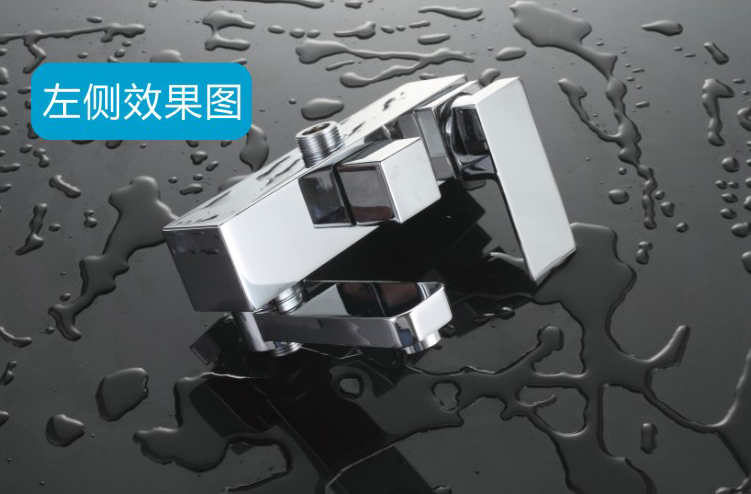 KD-01S Commercial Bathroom Accessories Modern Rain Fall Shower with Square Shape Hand Shower Set Cold and Hot Bath Faucet