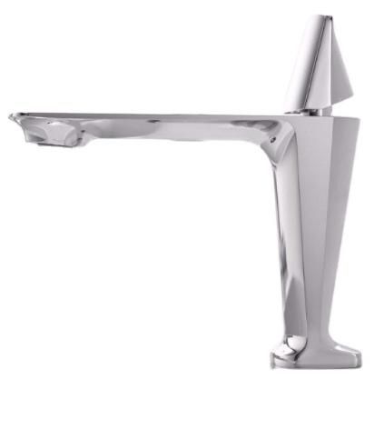 KD-205F High Quality Guangdong Sanitary Ware Chrome Plated Tap for Water Modern Bathroom Brass Basin Faucet with Cold and Hot