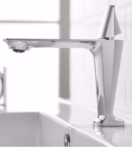 KD-205F High Quality Guangdong Sanitary Ware Chrome Plated Tap for Water Modern Bathroom Brass Basin Faucet with Cold and Hot