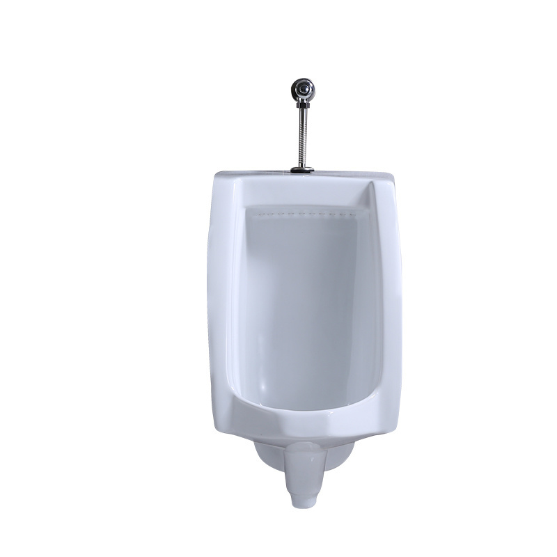 KD-14U High Level Hotel Sanitary Ware Products Square Shape Ceramic Urinal Trap Wall Mounted Ceramic Glazed Urine Toilet Bowl