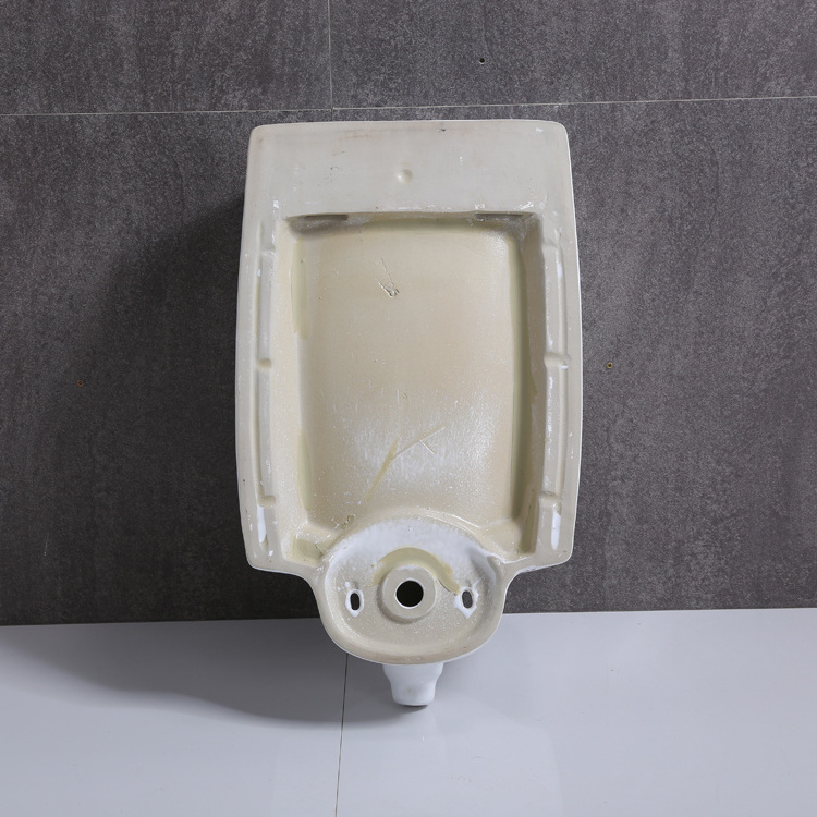 KD-14U High Level Hotel Sanitary Ware Products Square Shape Ceramic Urinal Trap Wall Mounted Ceramic Glazed Urine Toilet Bowl