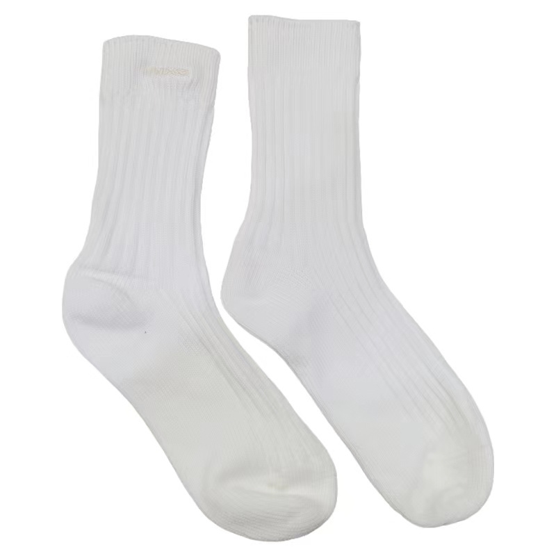 Hot Selling Custom Logo Cheap Sport Socks Solid Color High Quality Cotton Crew Socks