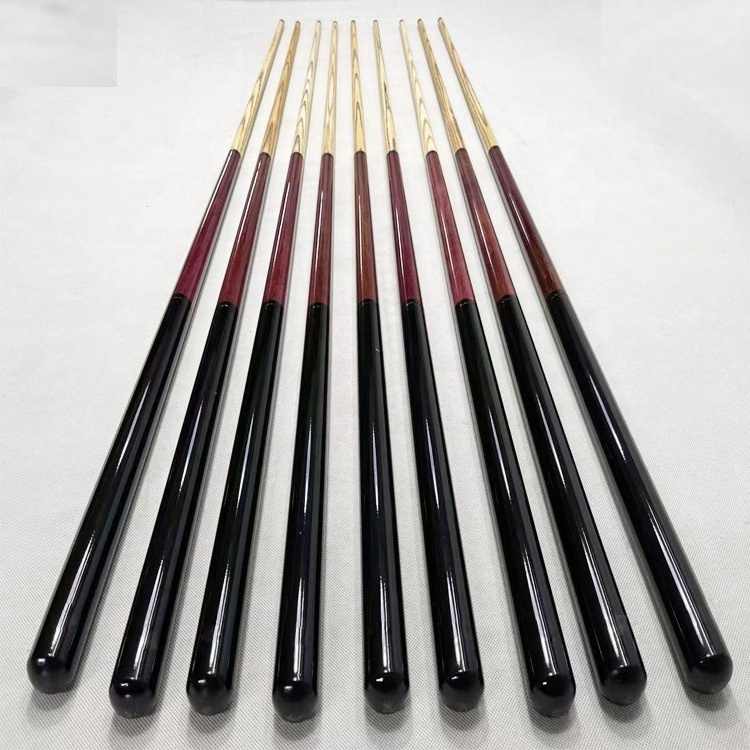 China made mahogany oak padauk tulipwood snooker billiard pool cue sticks punch jump  nine ball arm snooker jump ball arm cues