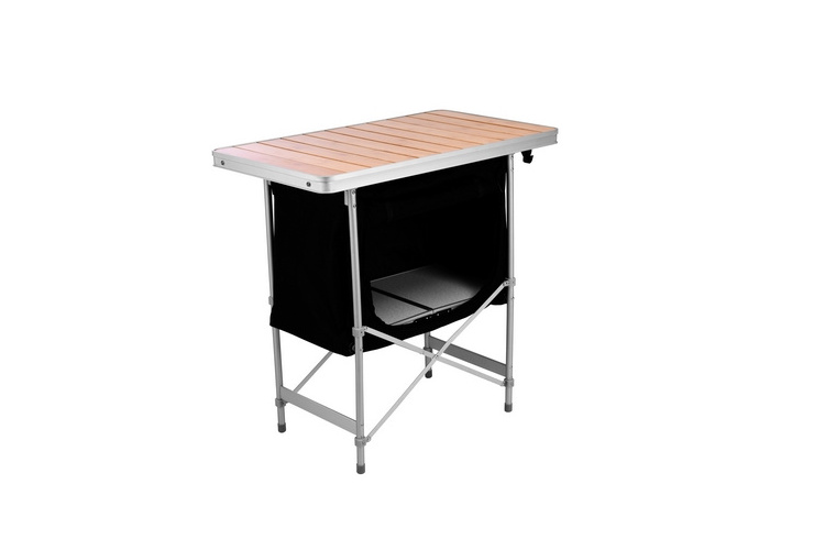 Outdoor Camping Kitchen Station Movable Folded Cooking Portable Kitchen Table for BBQ Parties Picnic From China Manufacturer