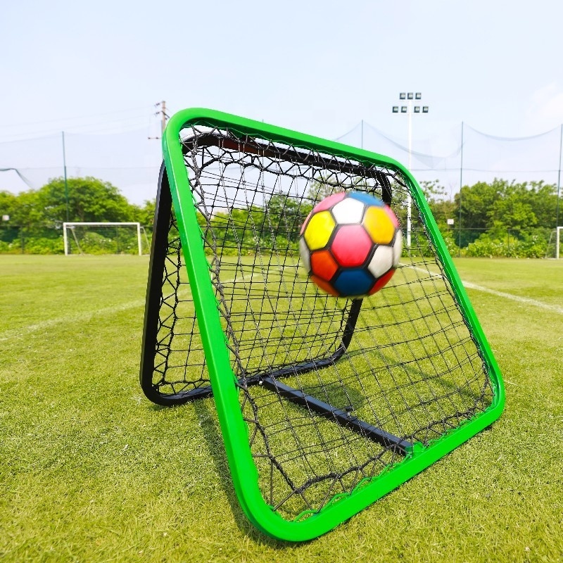 Professional playground training  rebounder football soccer goal nets for training on grass for adult and kids aluminum tube net