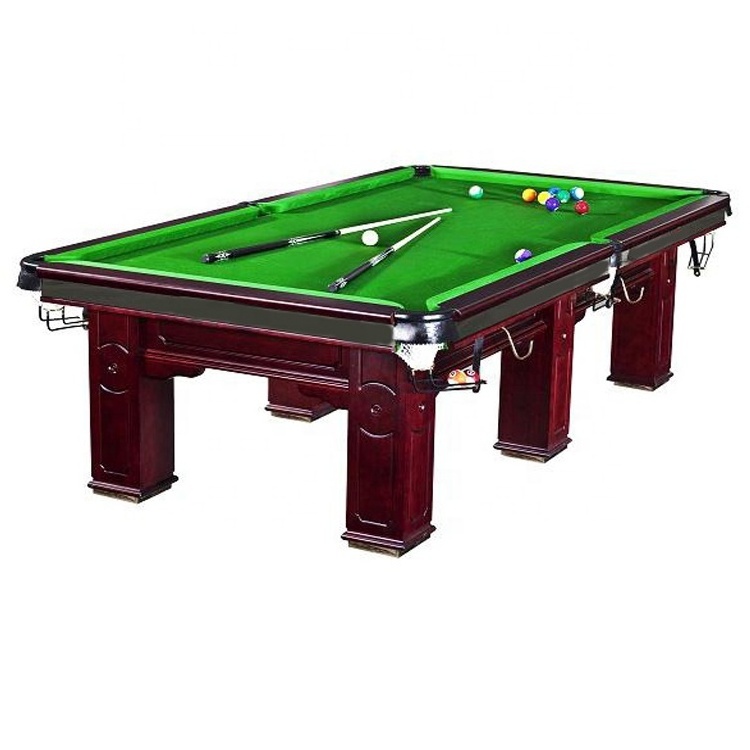 Private custom royal billiard table 9ft 10ft top rubber cushion solid wood nature carved leg luxury 8 12 foot snooker pool table