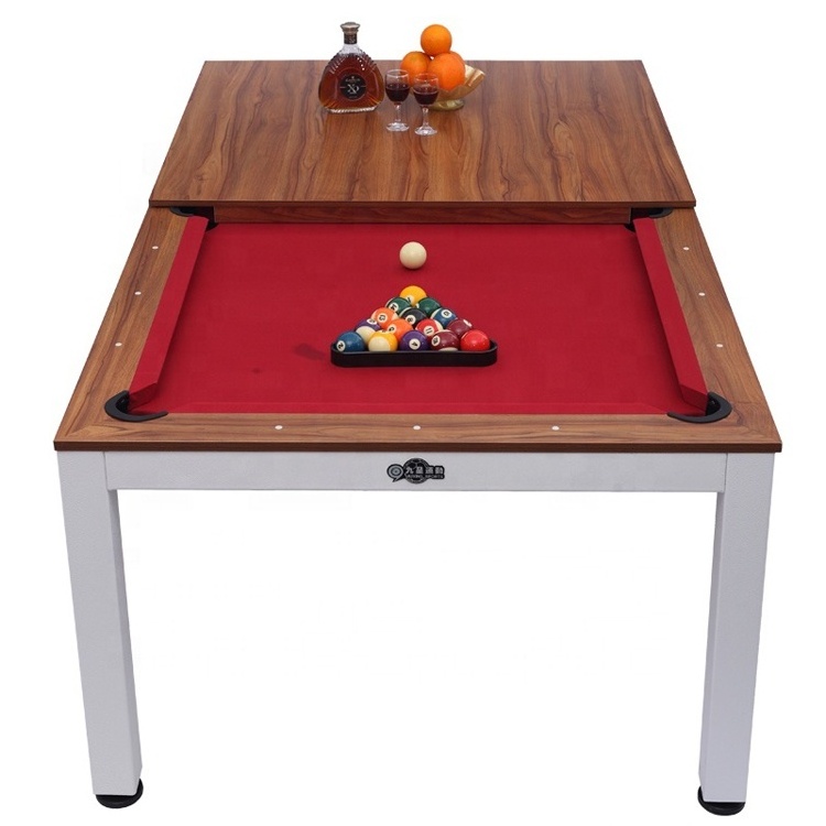 Family 4ft 5ft 6ft mini dining tea pool table small coffee table 2 in 1 one multi-funtion pool table for sports entertainment