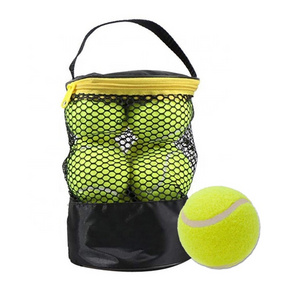 Portable promotional hyper fetch palla da tenis ball junior super passion swing bucket tennis ball net set with walker belt hold