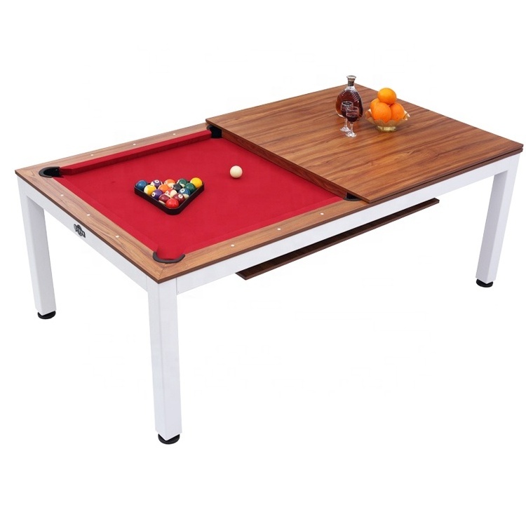 Family 4ft 5ft 6ft mini dining tea pool table small coffee table 2 in 1 one multi-funtion pool table for sports entertainment