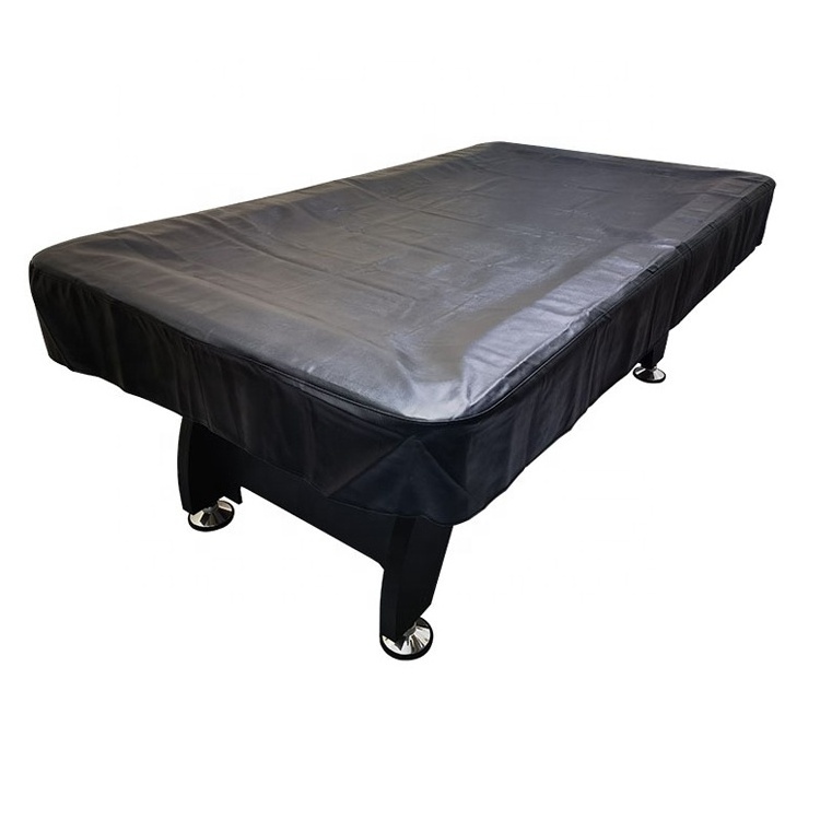 China manufacturer oem odm billiard snooker pool table cover 7ft 8ft 9ft 10ft 12ft leather pvc pe uv waterproof pool table cover