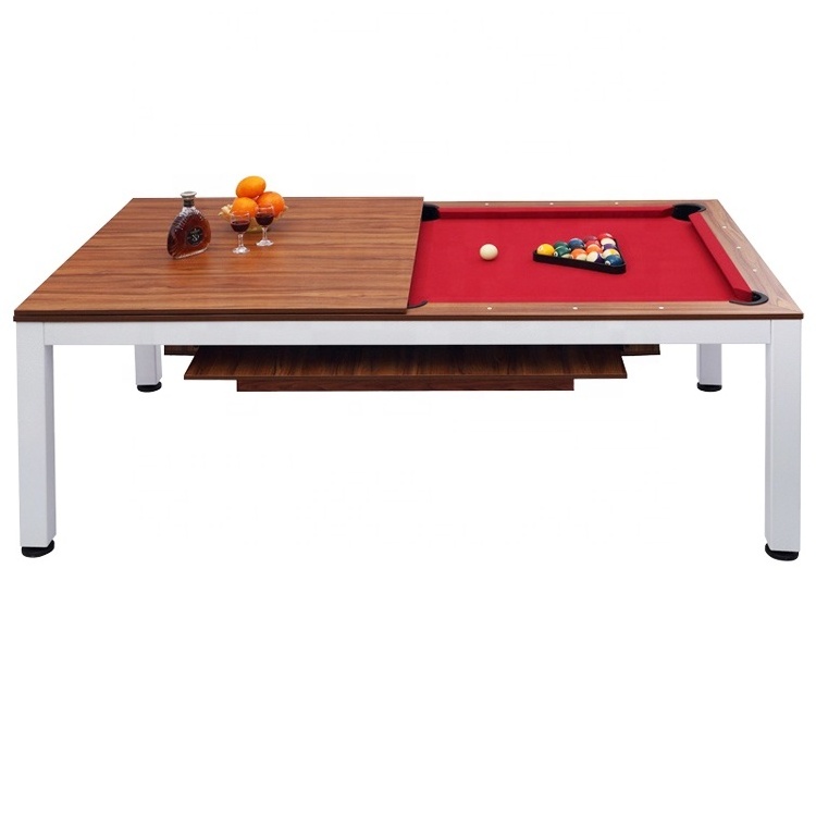 Family 4ft 5ft 6ft mini dining tea pool table small coffee table 2 in 1 one multi-funtion pool table for sports entertainment