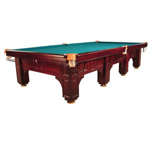 Private custom royal billiard table 9ft 10ft top rubber cushion solid wood nature carved leg luxury 8 12 foot snooker pool table