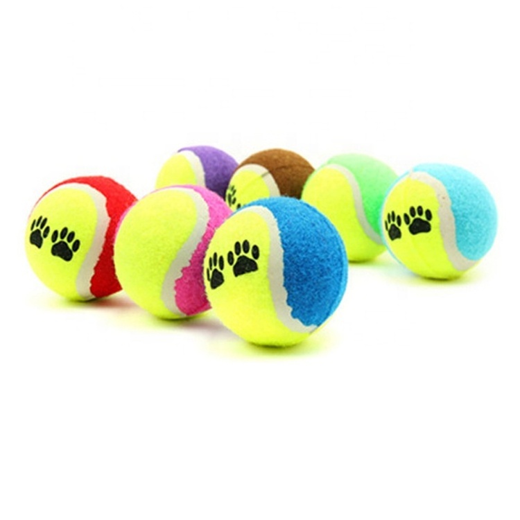 Wholesale black blue brown bola de tennis balls borsa bracciale custom print your branded lanciapalle color tenis balls