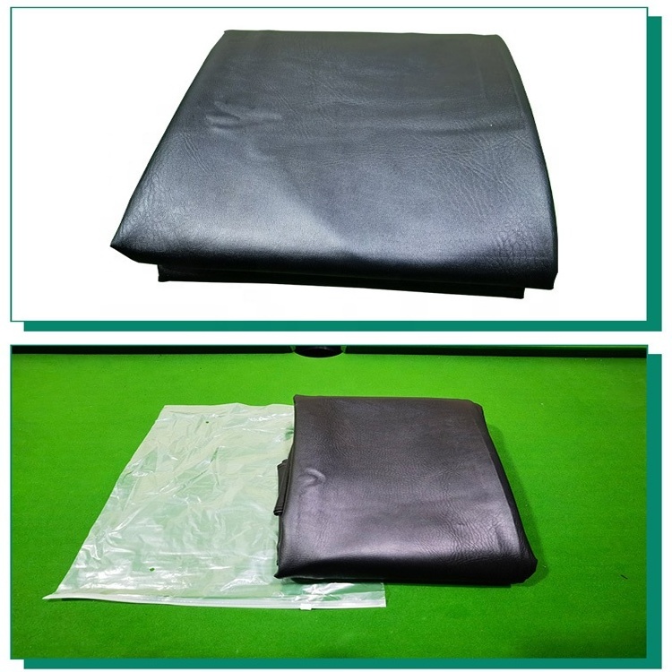 China manufacturer oem odm billiard snooker pool table cover 7ft 8ft 9ft 10ft 12ft leather pvc pe uv waterproof pool table cover