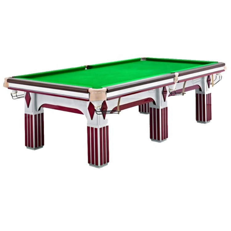 Hot luxury design 9 feet snooker table 12 ft 10ft 8ft slate top standard size solid wood american-style-billiard pool table