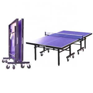 Customized logo table tennis table wholesale used cricket bat knocking machine ping-pong tables