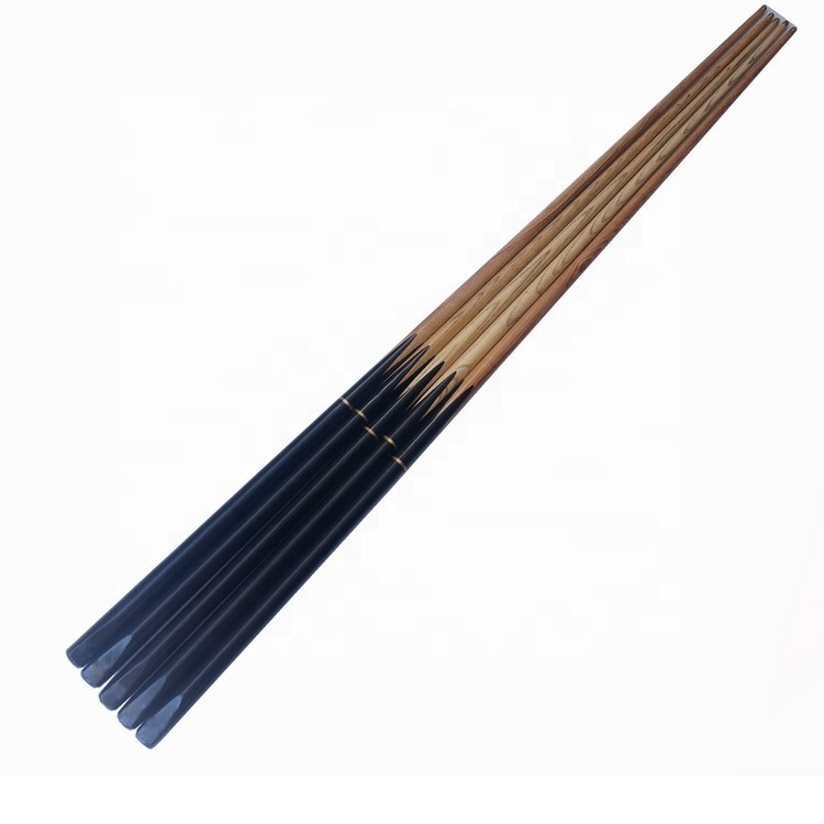 Hot sale aluminium alloy stainless steel 1/2 3/4 4/5 split cue snooker billiard pool cue stick oem print logo single pool cues