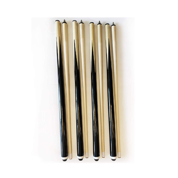 Hot sale in european 3/4 jointed center joint one two three piece aluminium alloy snooker billiard pool cue stick indoor sports