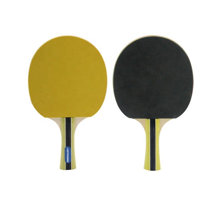 Konford Custom Color Printed Ping-Pong Paddle OEM/ODM Promotional Colorful Rubber Pattern Tenis de Mesa Table Tennis Racket Bat