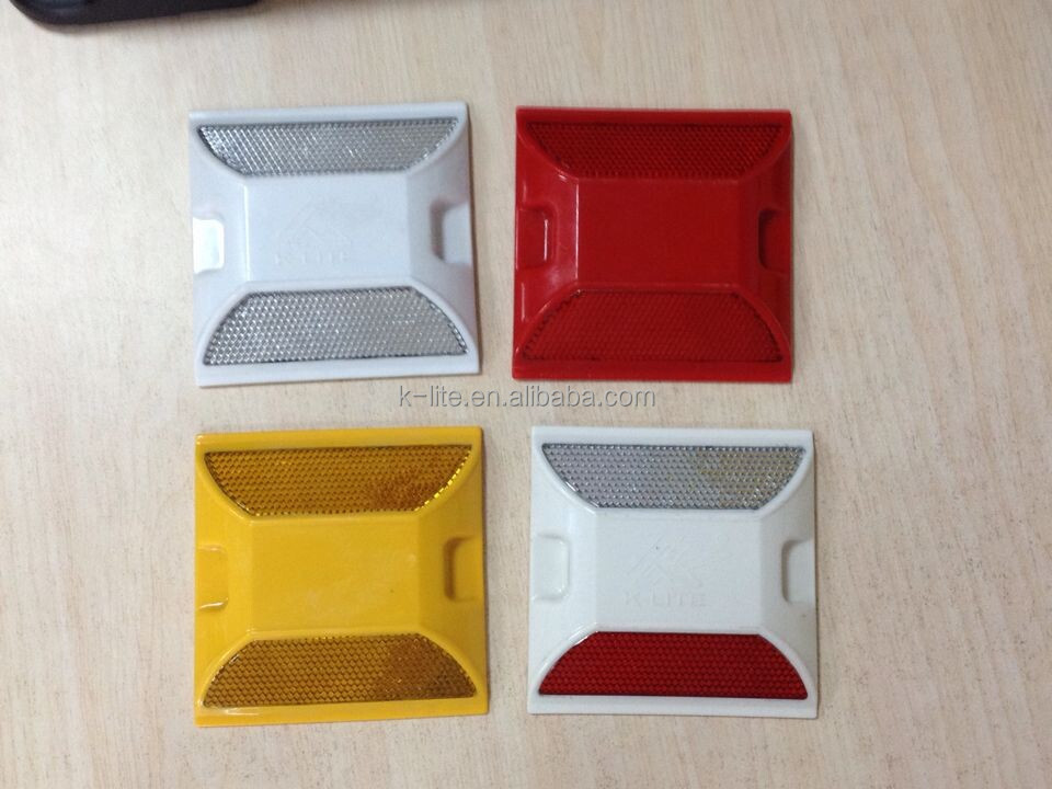 Plastic road stud road safety reflector highway road roadway safety reflectors