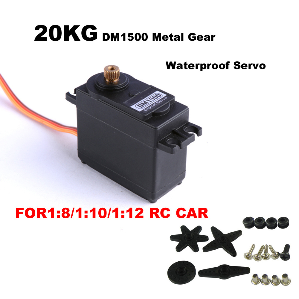 Rc servo DM1500 20KG High torque MG995 MG996r  Digital RC Servo  for 1/8th 1/10th RC car toys robot with metal gear