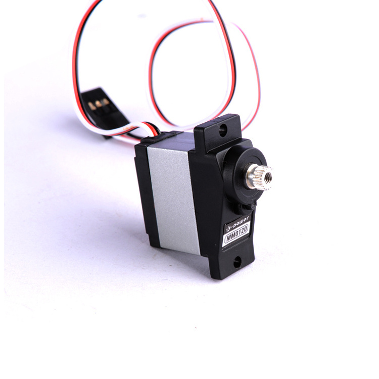 Rc plane servo 12g  MM0120 2KG Metal Gear analog servo for RC Car Airplane Drone with metal gear half aluminum case