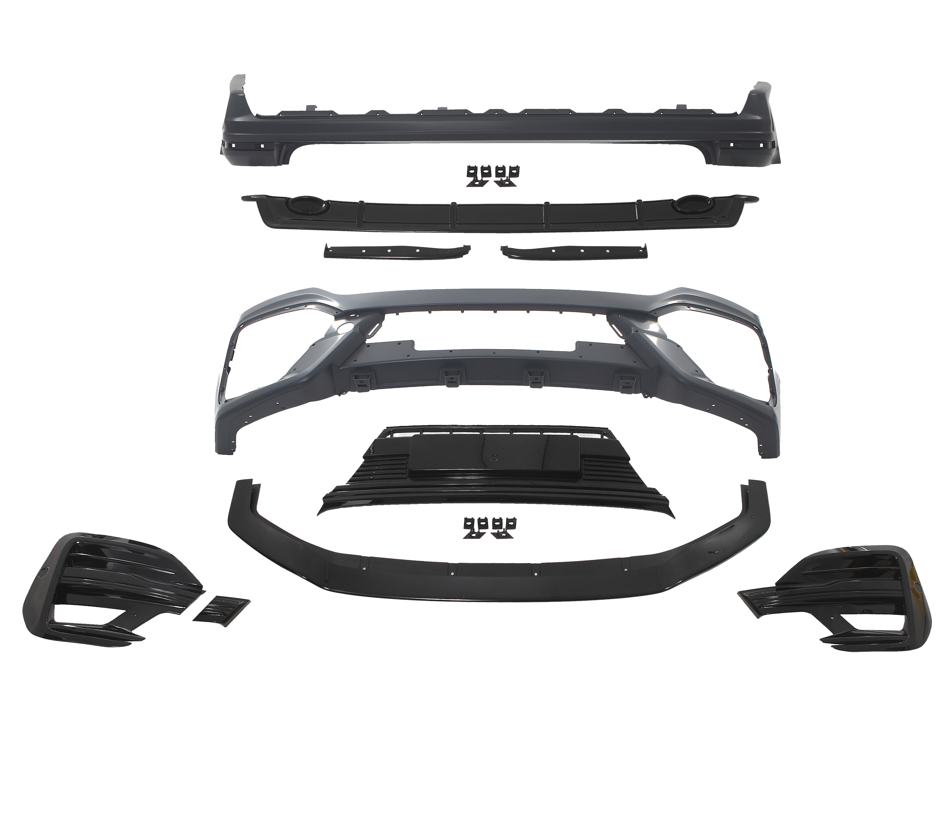 KSEEK T6.1  body kits fit for VW Multivan T6.1 Front  Bumper With  Rear Bumper Rear Lip Rear Tips