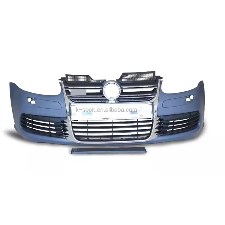 KSEEK Auto modified High quality PP material Front bumper with grill For VW Golf V MK5 R32