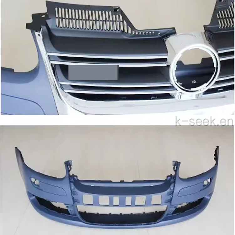 KSEEK Auto modified High quality PP material Front bumper with grill For VW Golf V MK5 R32