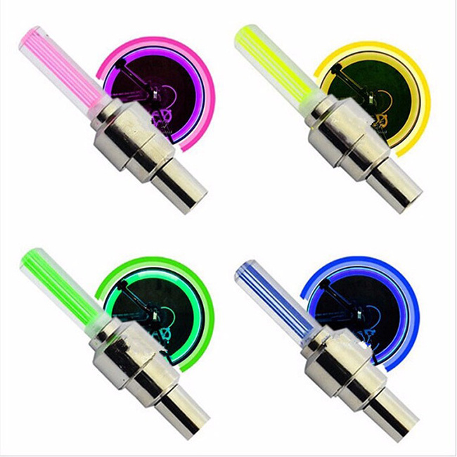 NEW led motorcycle lights Cycling Bike Bicycle Wheel Tire Valve Flashing Light Car Lamp