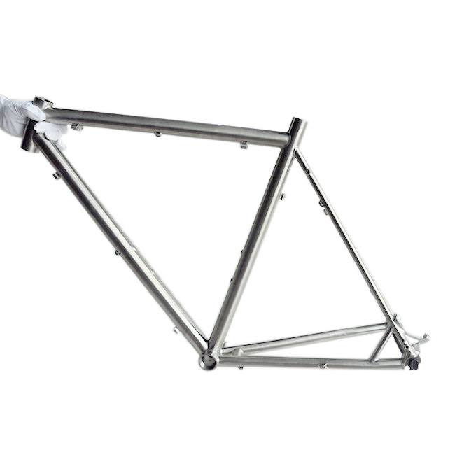 titanium alloy mountain road bike/bicycle frame