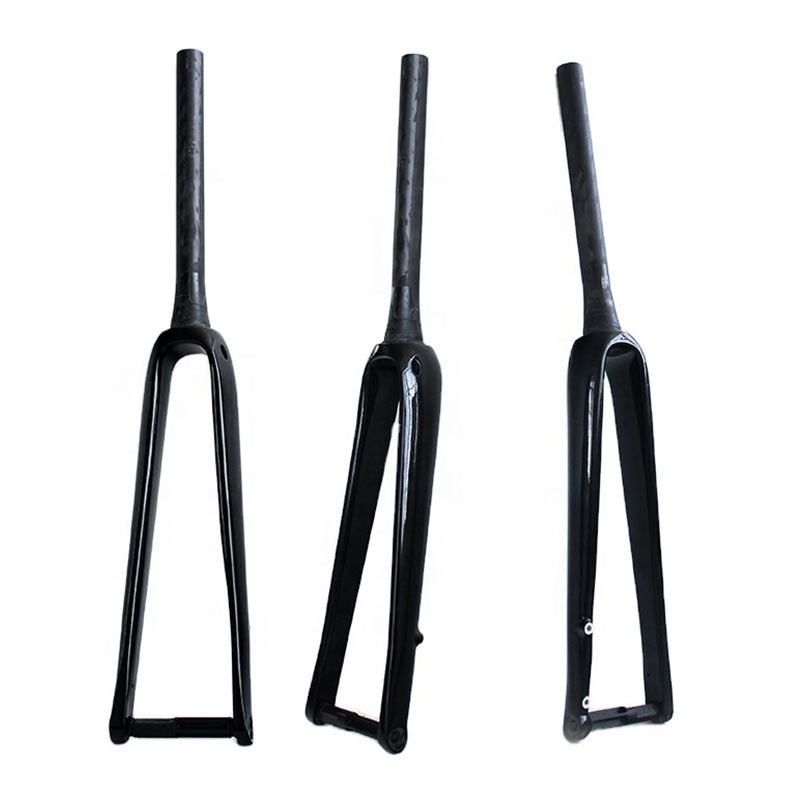 700C Gravel bike front fork curve bicycle fork carbon fork