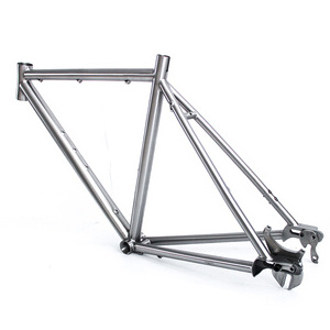 Titanium single speed road bike frame belt drive Disc brake Bicycle Frame