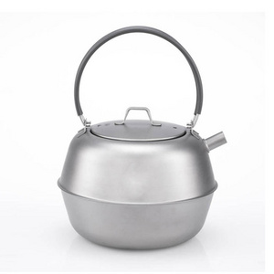 outdoor products camping  pure titanium kettle teapot coffee kettle