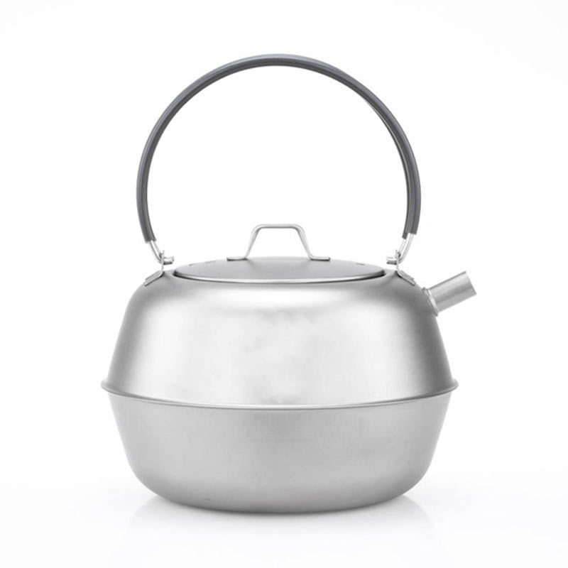 outdoor products camping  pure titanium kettle teapot coffee kettle