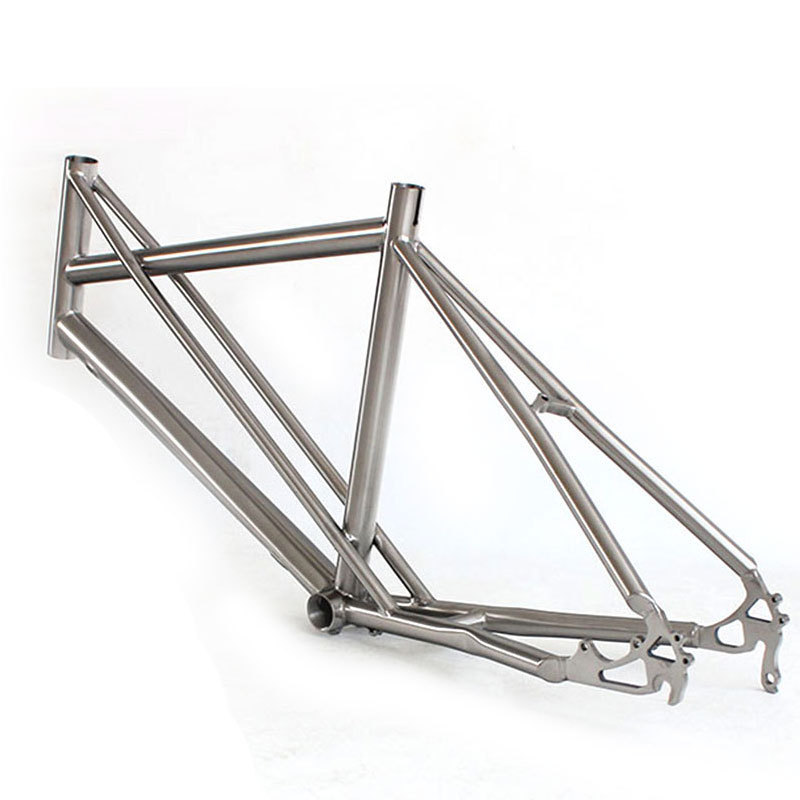 406 titanium alloy Mini Velo Bike Frame 20' outer routing disc brake