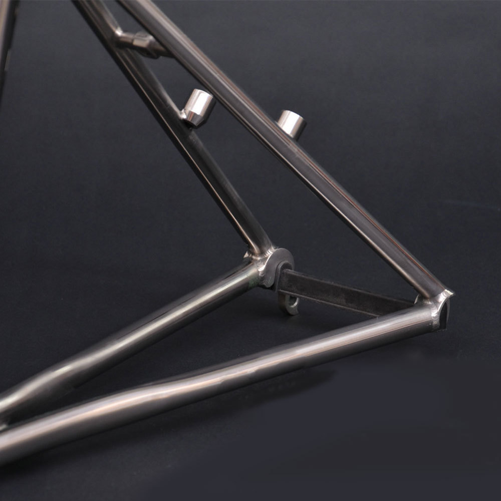 bicycle parts, Titanium Alloy Bicycle Frame,K-Whale,titanium Mini Velo Bike Frame 20'